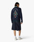 Black Hotel Emblem Embroidered Wool Cardigan