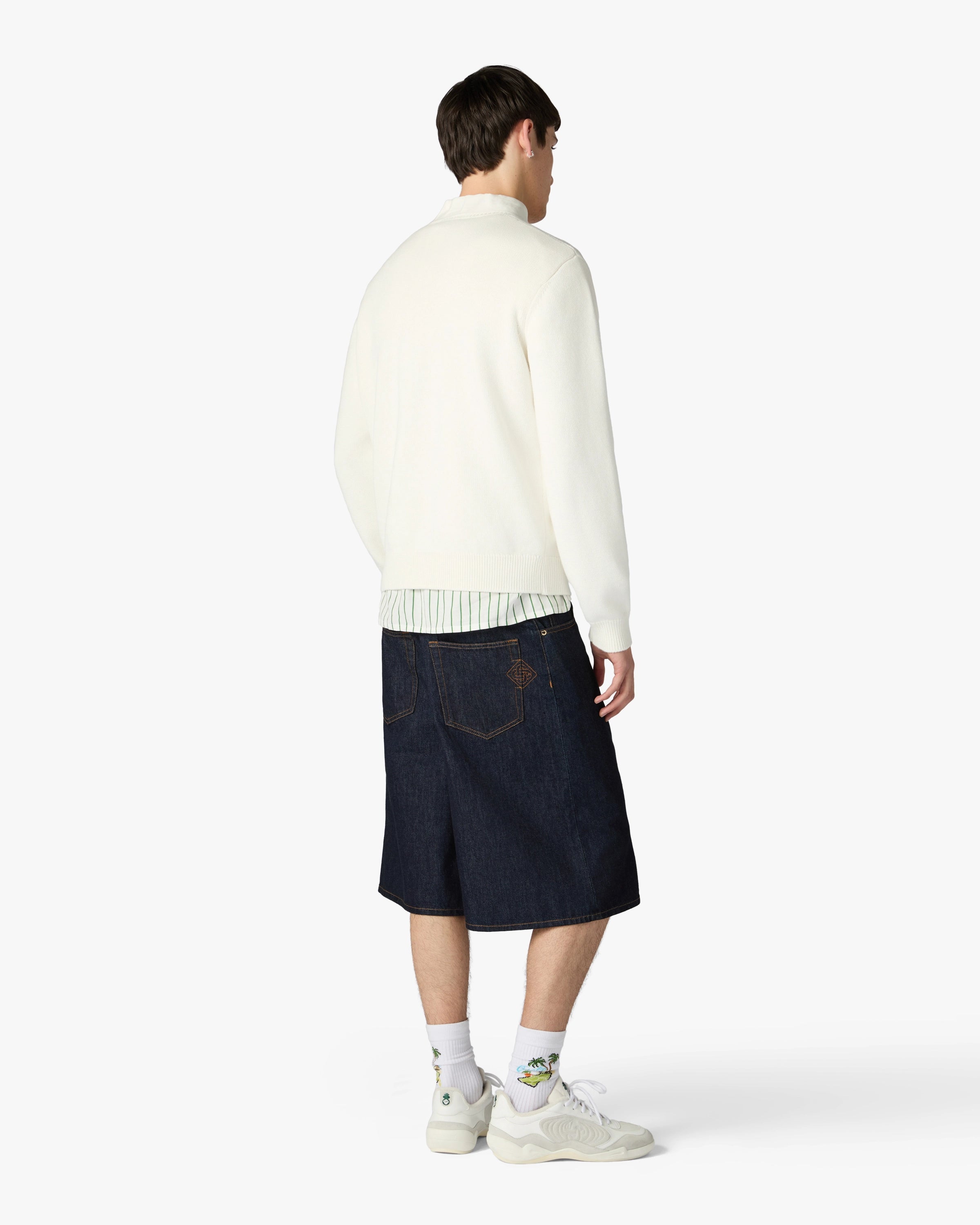 Cream Laduree x Casablanca Crew Neck Jumper