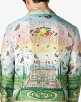 Multicolour Laduree x Casablanca Long Sleeve Silk Shirt