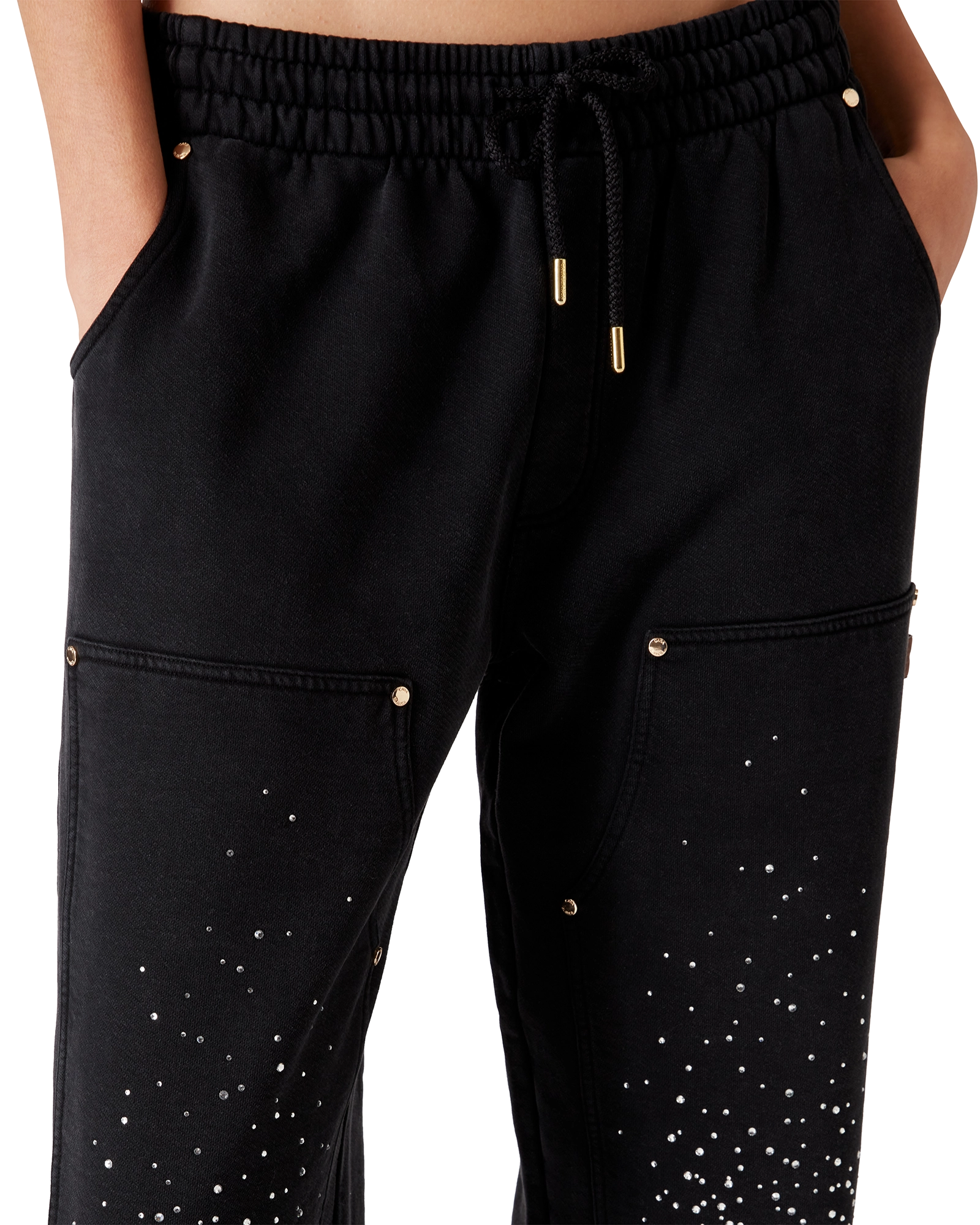 La Prémonition Crystal Embellished Sweatpants