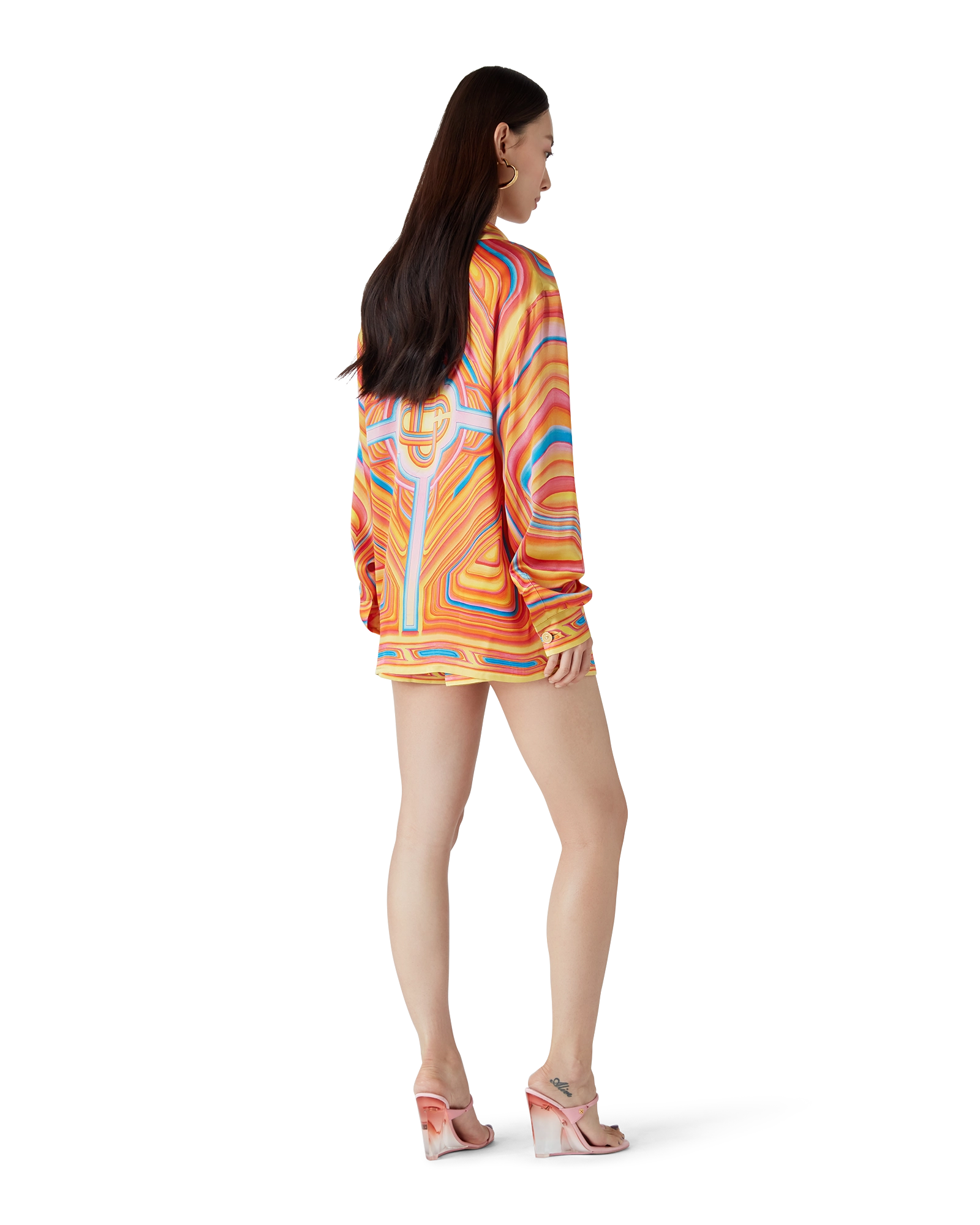 Low Rider Long Sleeve Silk Shirt