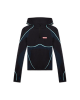 Seamless Hooded Long Sleeve Top