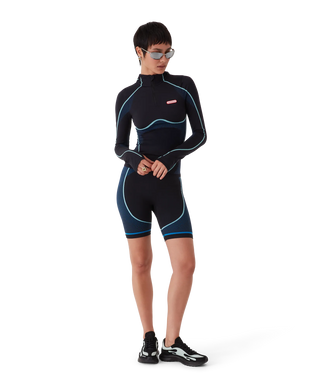 Seamless Hooded Long Sleeve Top