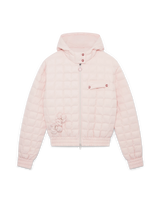 Nylon Quilted Hooded Jacket