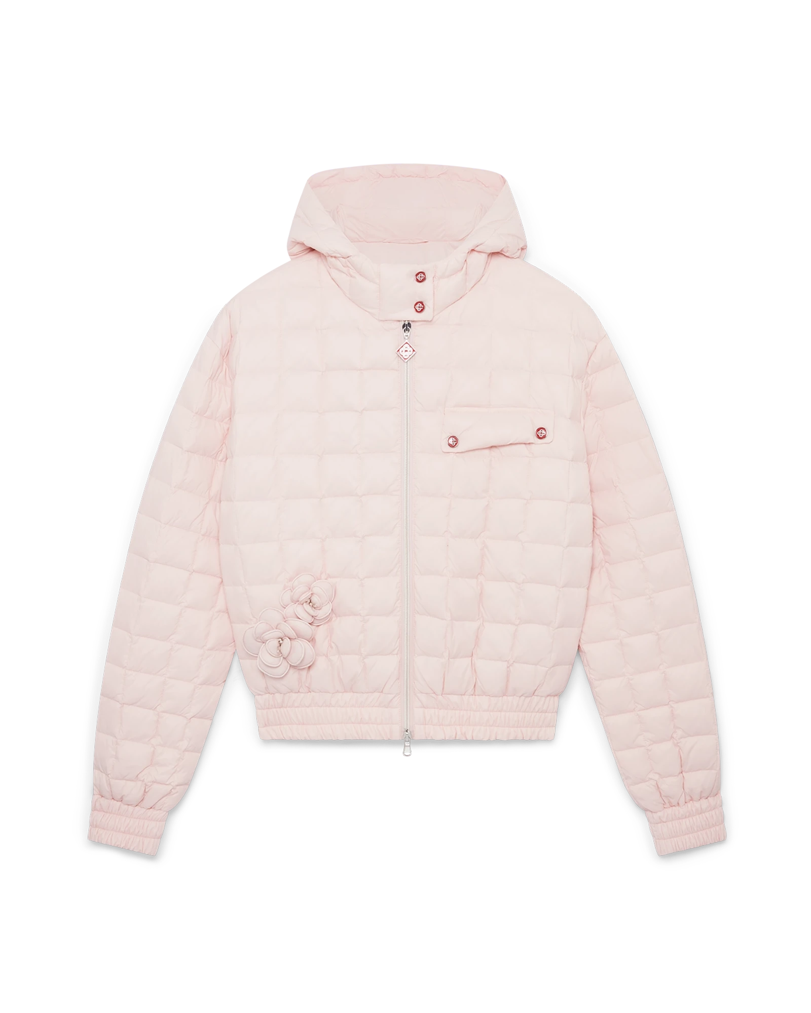 Nylon Quilted Hooded Jacket
