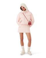 Nylon Quilted Hooded Jacket