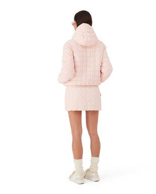 Nylon Quilted Hooded Jacket