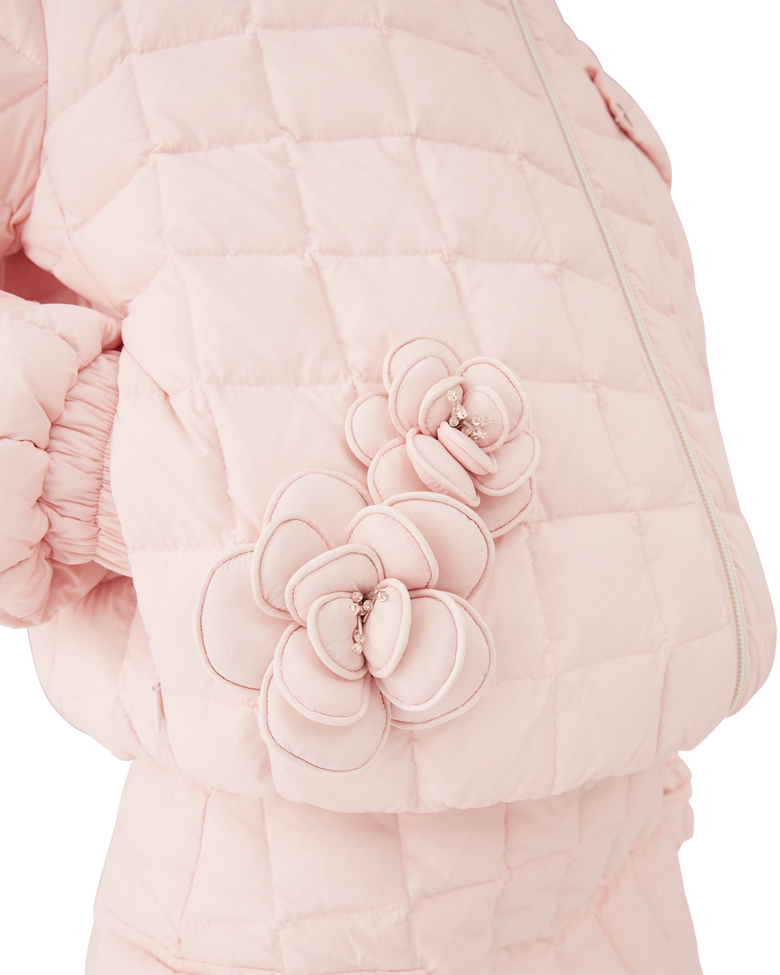 Nylon Quilted Hooded Jacket