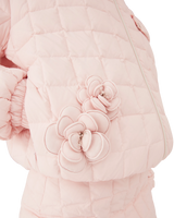 Nylon Quilted Hooded Jacket