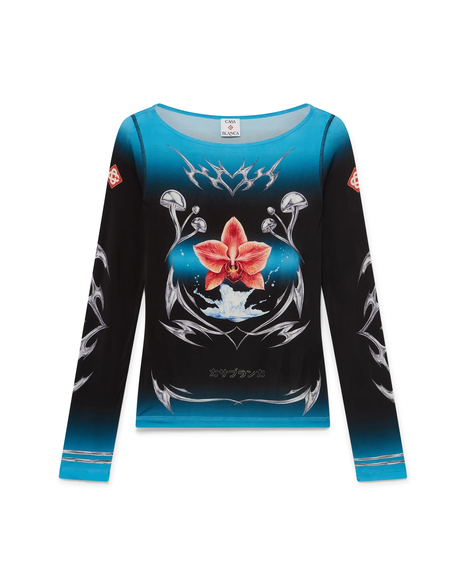 Blades Slinky Jersey Long Sleeve Top