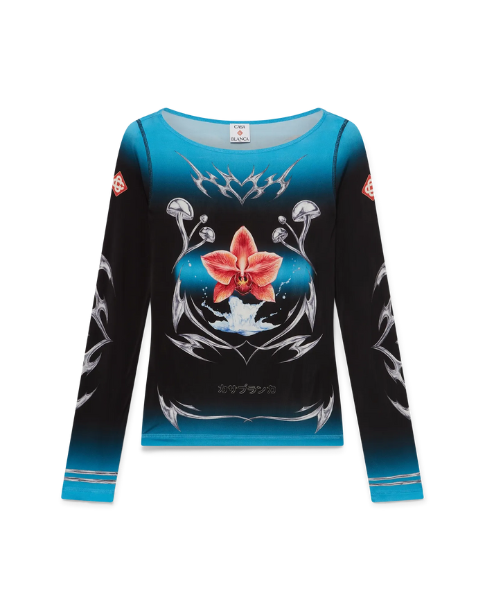 Blades Slinky Jersey Long Sleeve Top