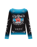 Blades Slinky Jersey Long Sleeve Top
