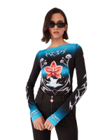 Blades Slinky Jersey Long Sleeve Top