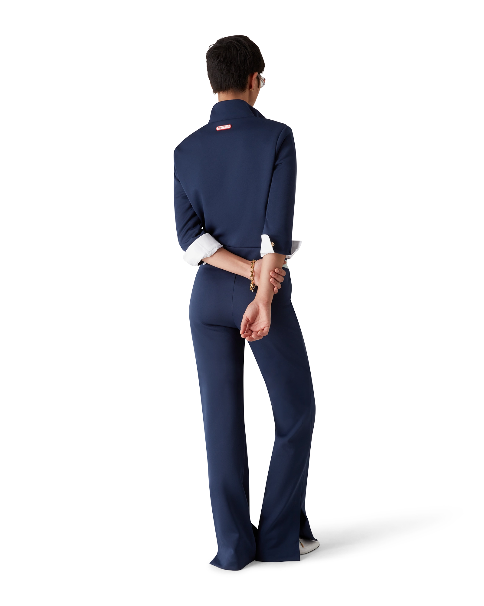 Tricot Cropped Track Jacket