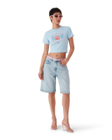 Blades Cropped Short Sleeve T-Shirt