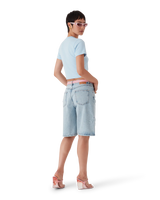 Blades Cropped Short Sleeve T-Shirt