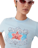 Blades Cropped Short Sleeve T-Shirt