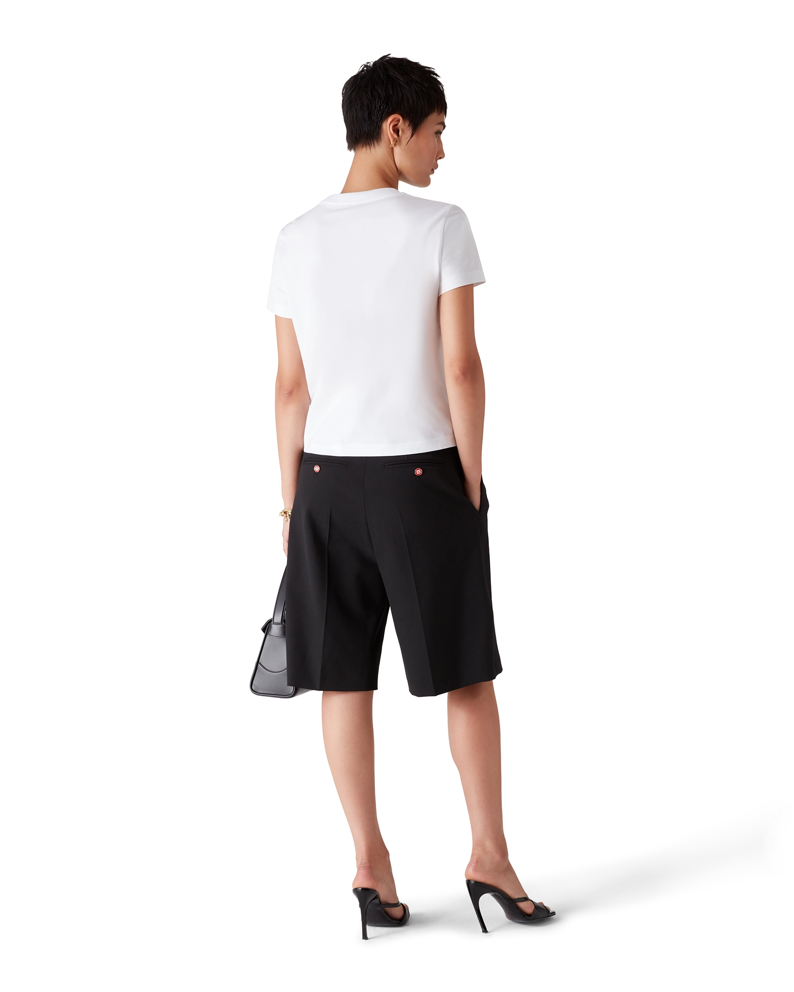 Emblem Fitted Short Sleeve T-Shirt