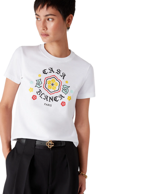 Emblem Fitted Short Sleeve T-Shirt