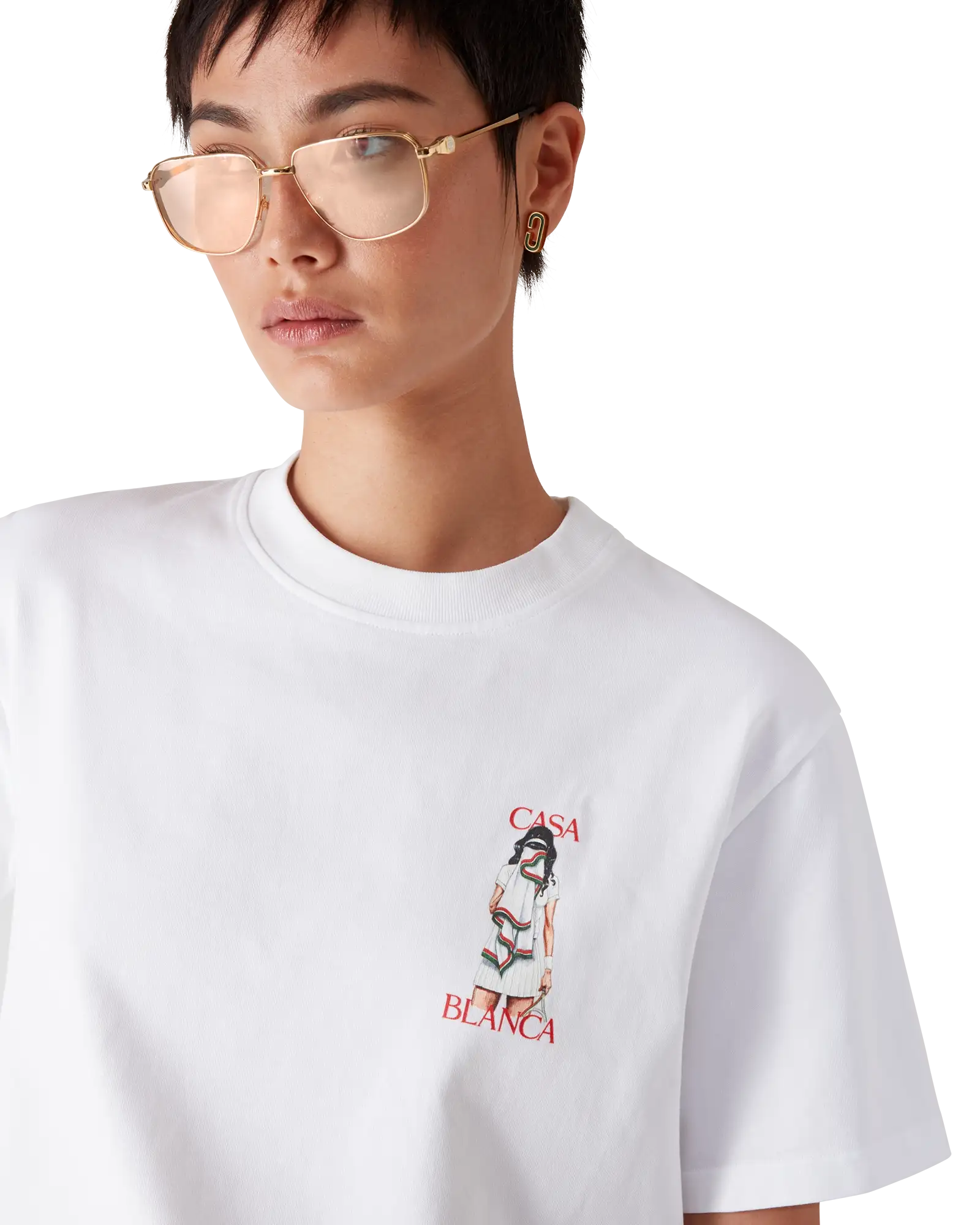 Tennis Girl Short Sleeve T-Shirt