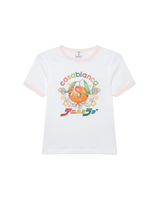 Orange Mascot Ringer Short Sleeve T-Shirt