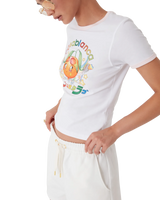 Orange Mascot Ringer Short Sleeve T-Shirt