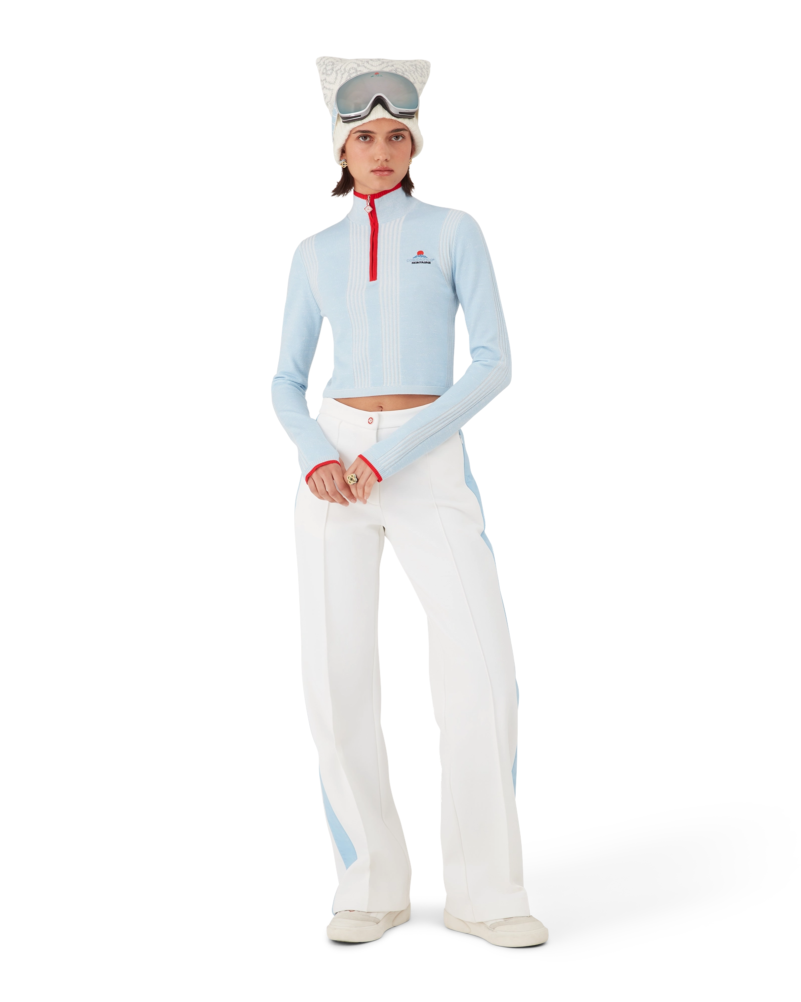 Ski Merino Base Layer Crop Top