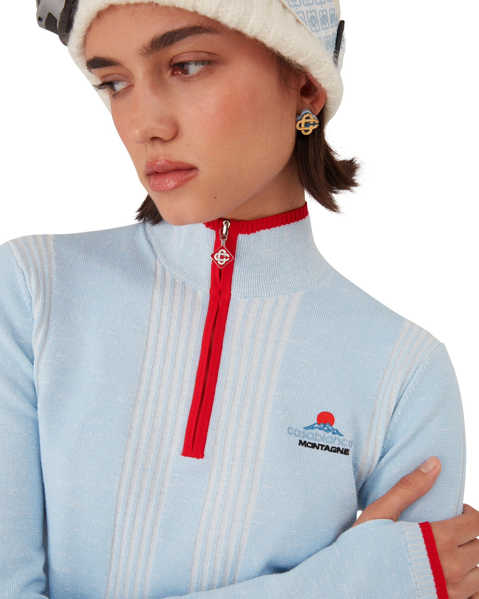 Ski Merino Base Layer Crop Top