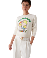 Tennis Ball Merino Knit Crew Neck