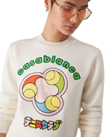 Tennis Ball Merino Knit Crew Neck