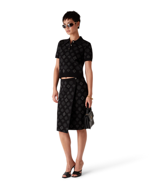 Monogram Jacquard Skirt