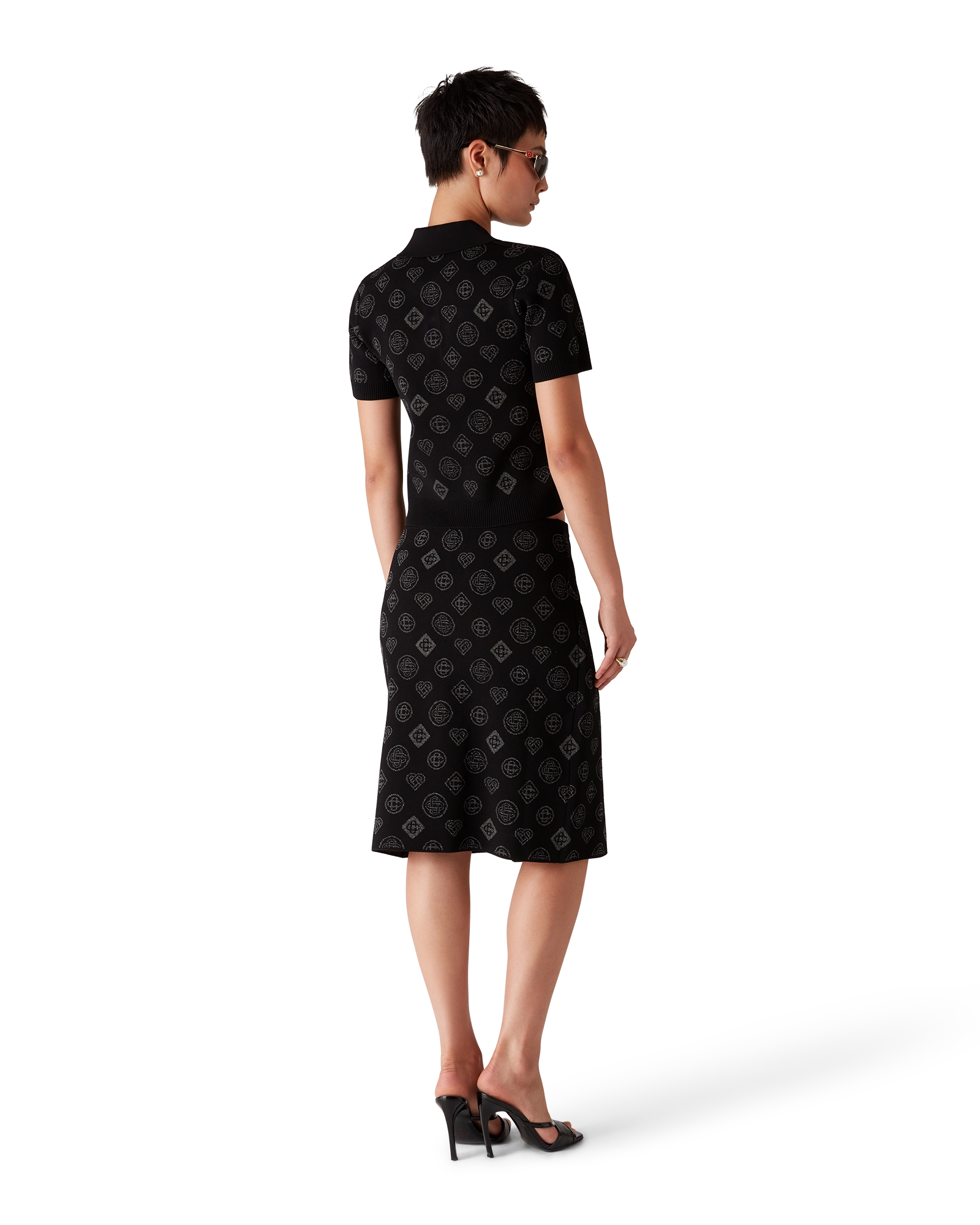 Monogram Jacquard Skirt