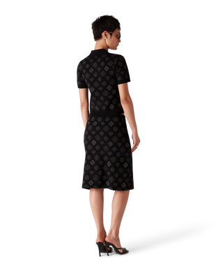 Monogram Jacquard Skirt