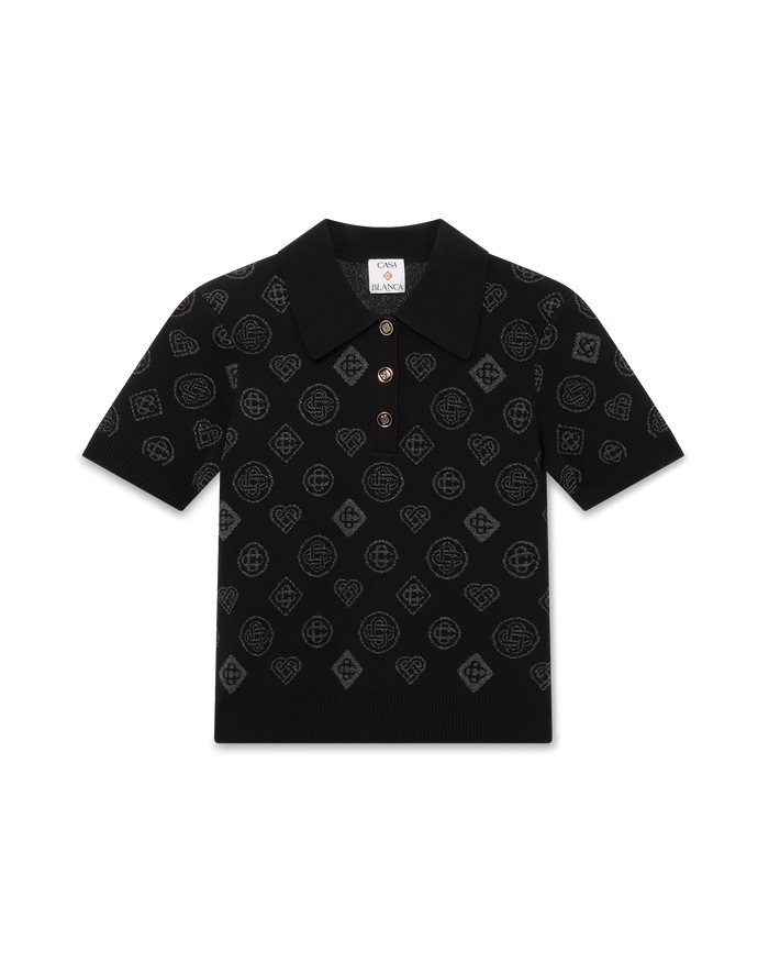 Monogram Jacquard Polo