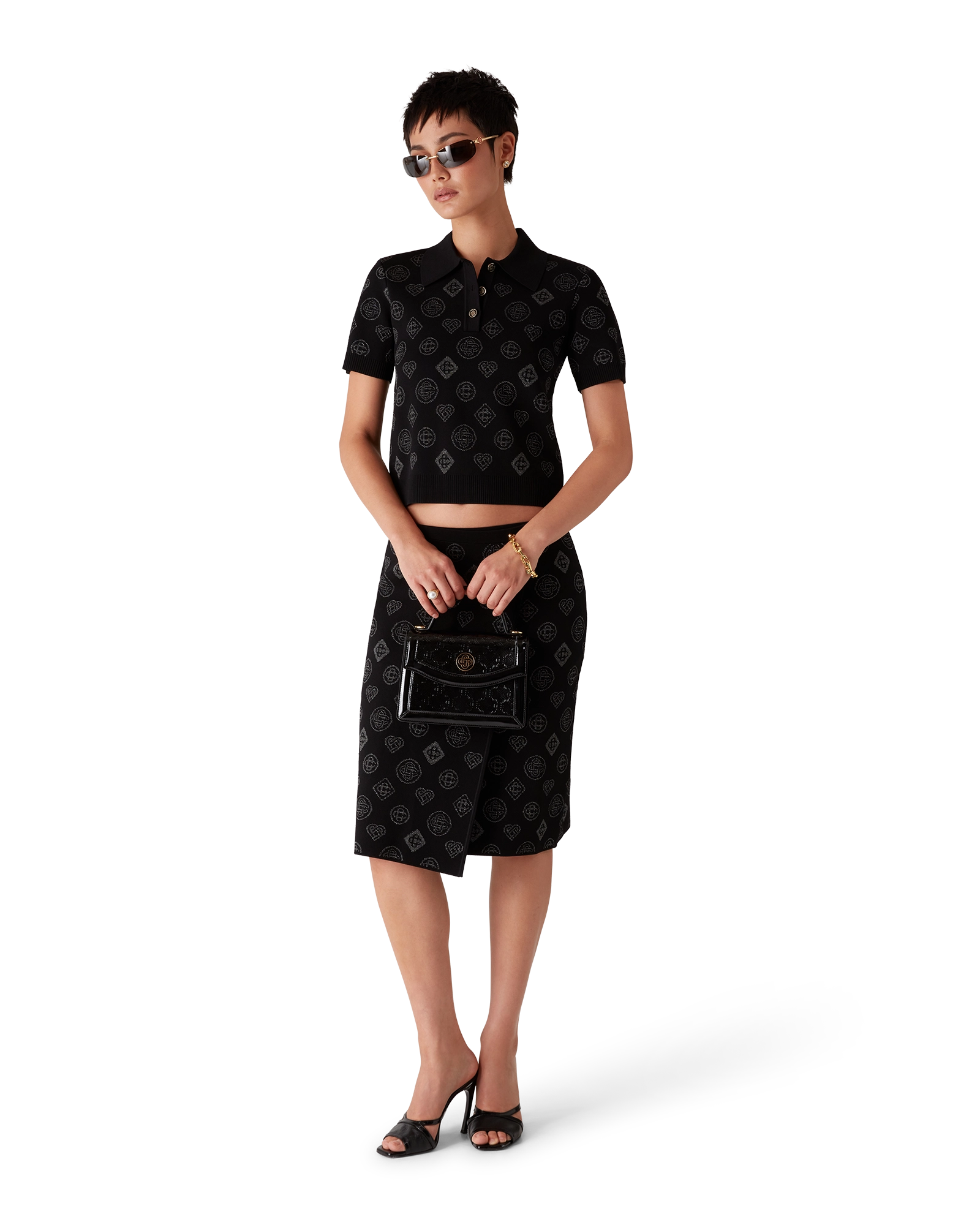 Monogram Jacquard Polo