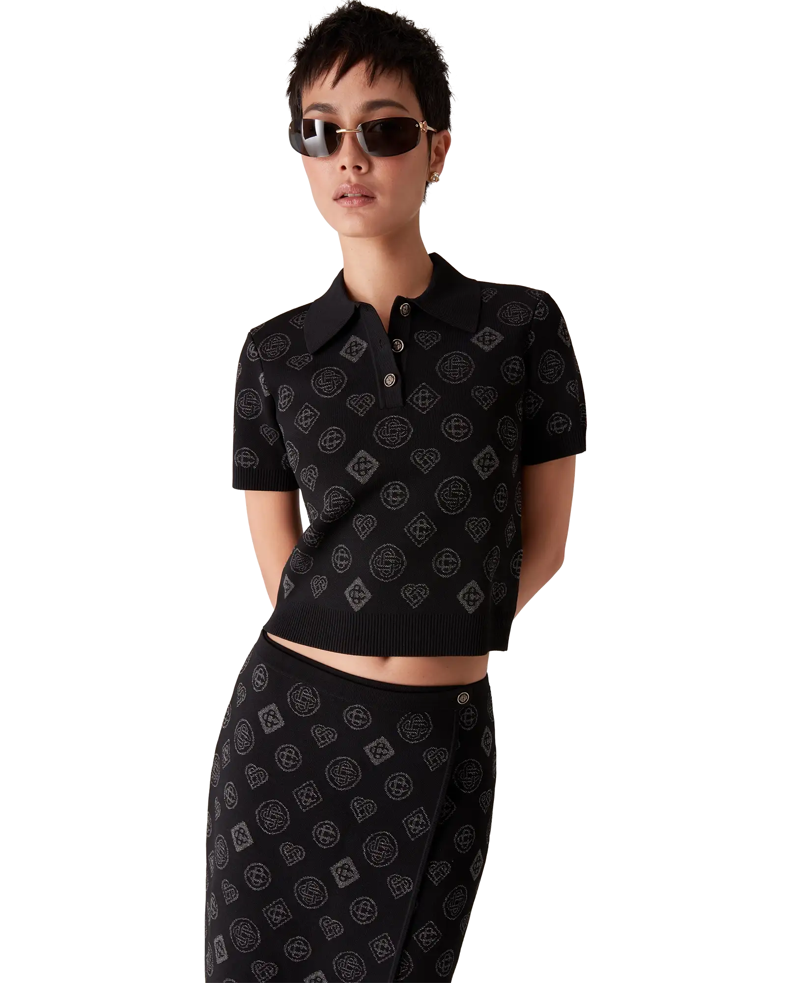 Monogram Jacquard Polo