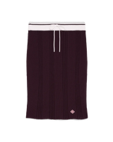 Cotton Knit Midi Skirt