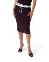 Cotton Knit Midi Skirt