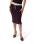 Cotton Knit Midi Skirt