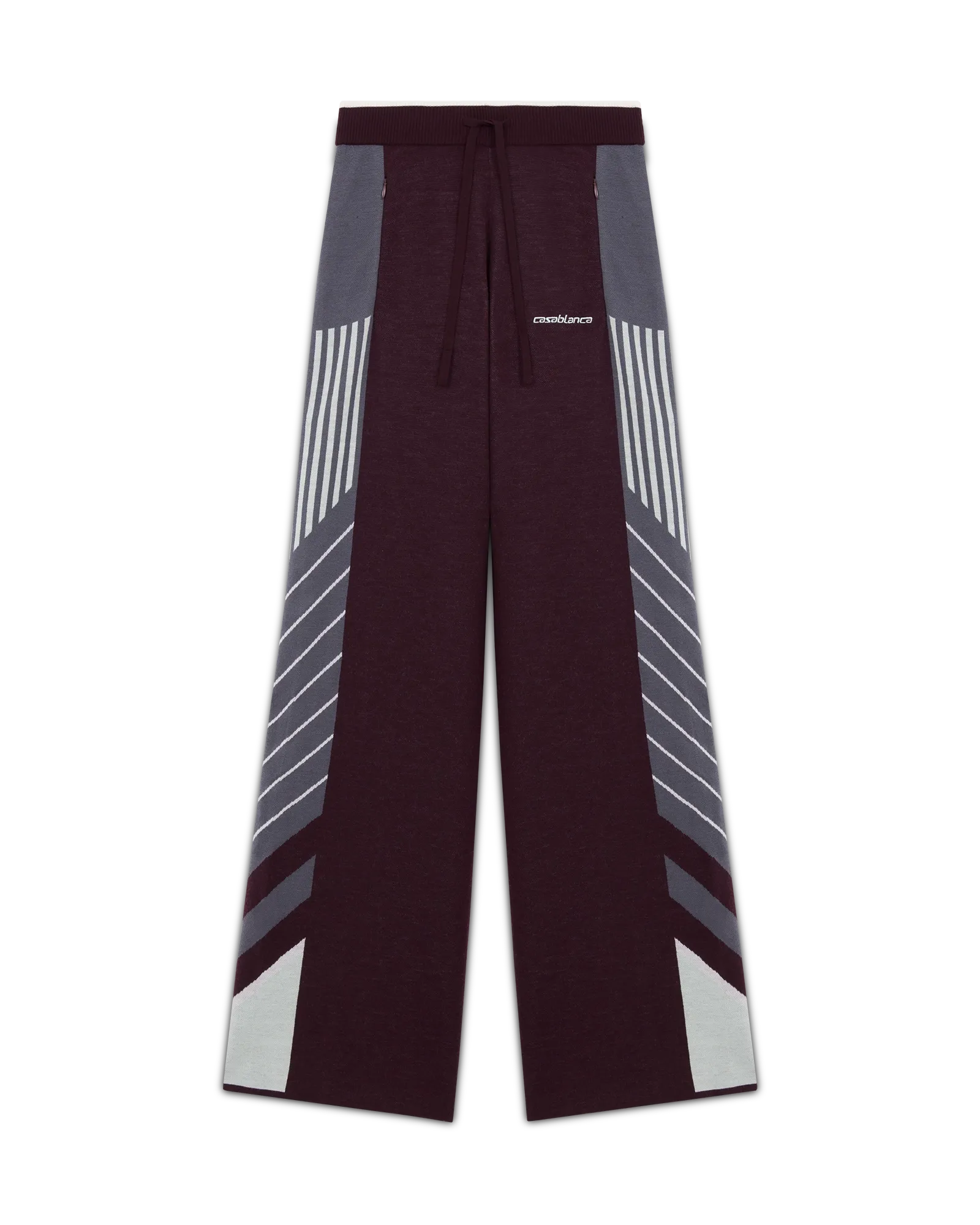 Diagonal Tennis Merino Trousers
