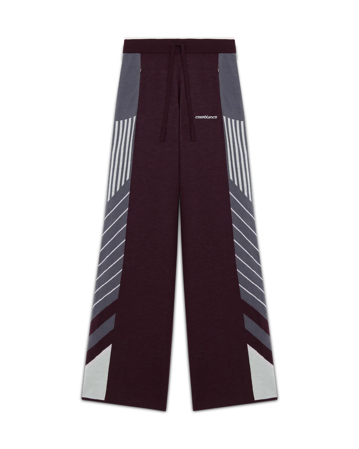Diagonal Tennis Merino Trousers