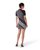 Diagonal Tennis Merino Polo Dress
