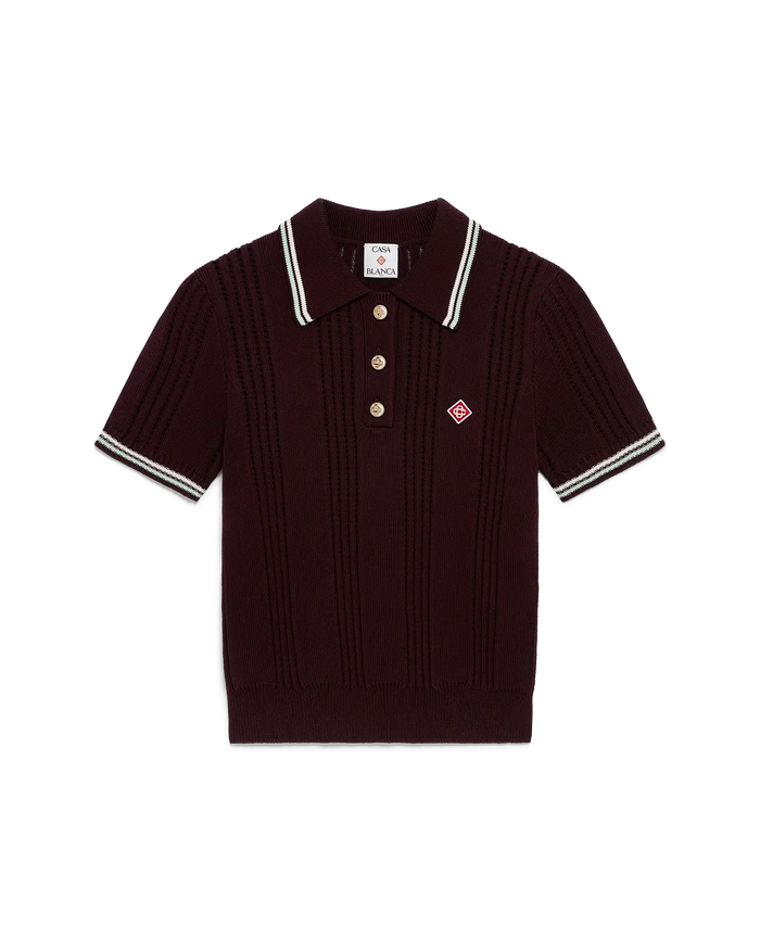 Cotton Knit Short Sleeve Polo