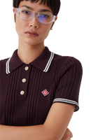 Cotton Knit Short Sleeve Polo