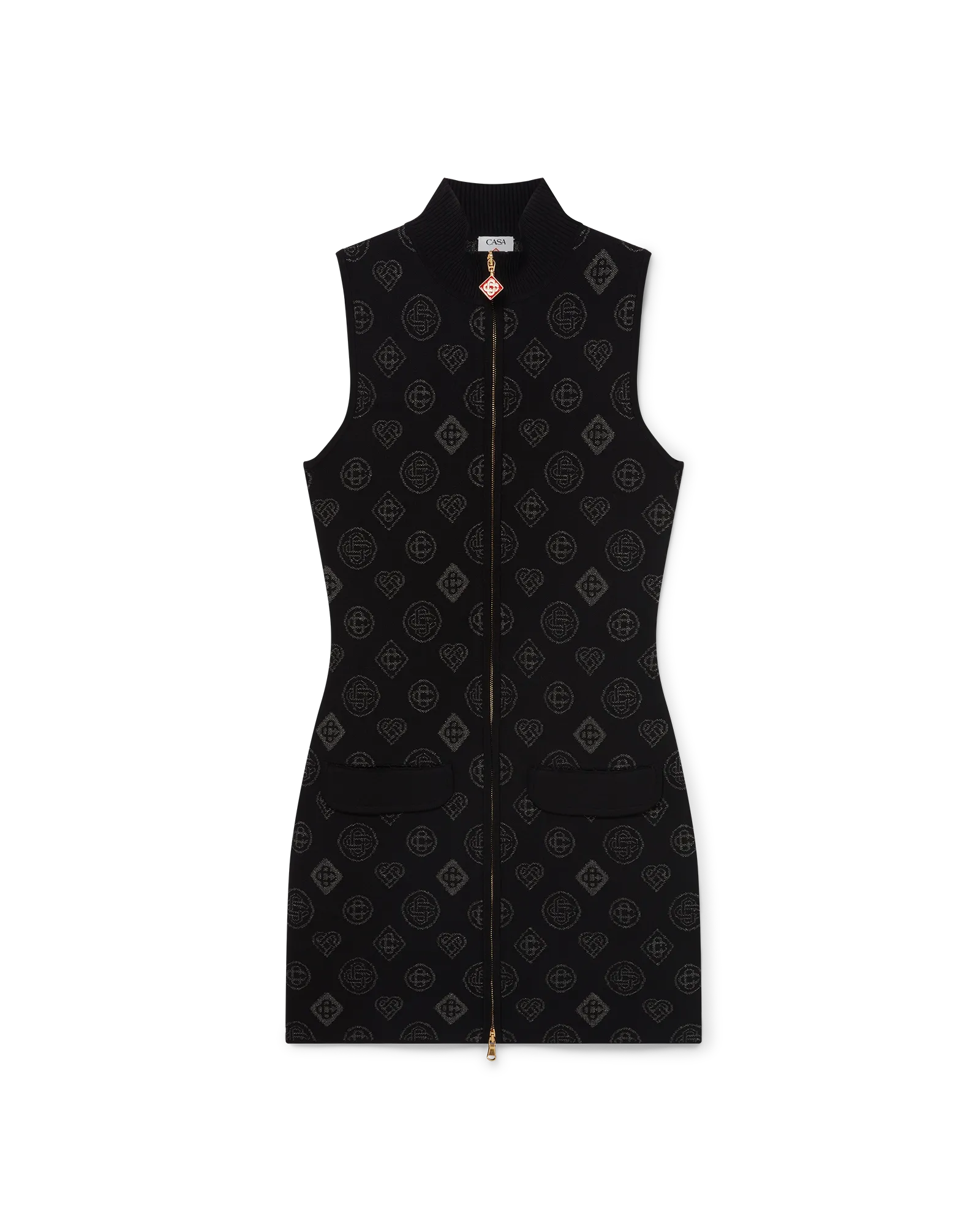 RIUワンピースMonogram jacquard nosleeve dress 公式通販 Monogram 