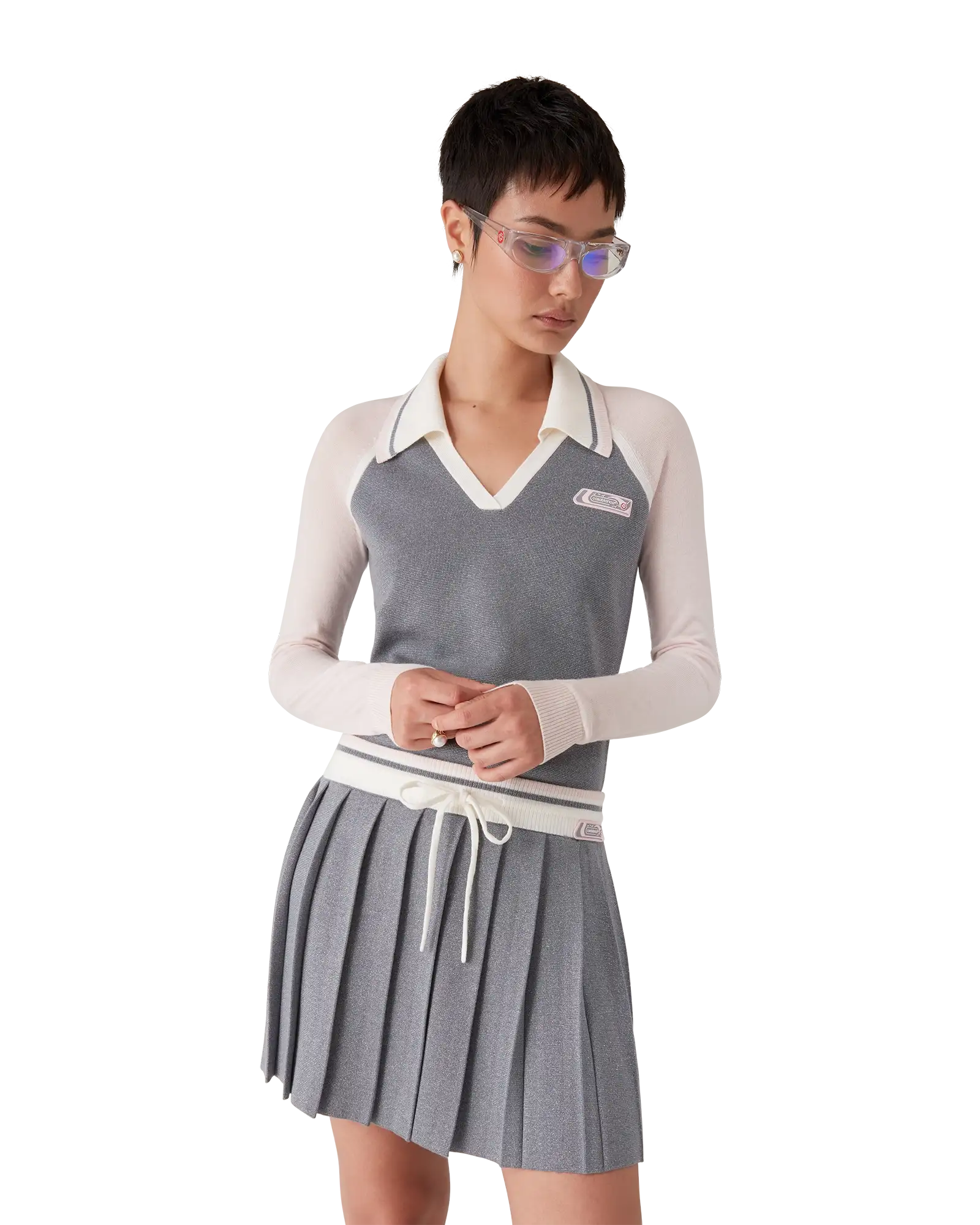 Merino Tennis Long Sleeve Polo