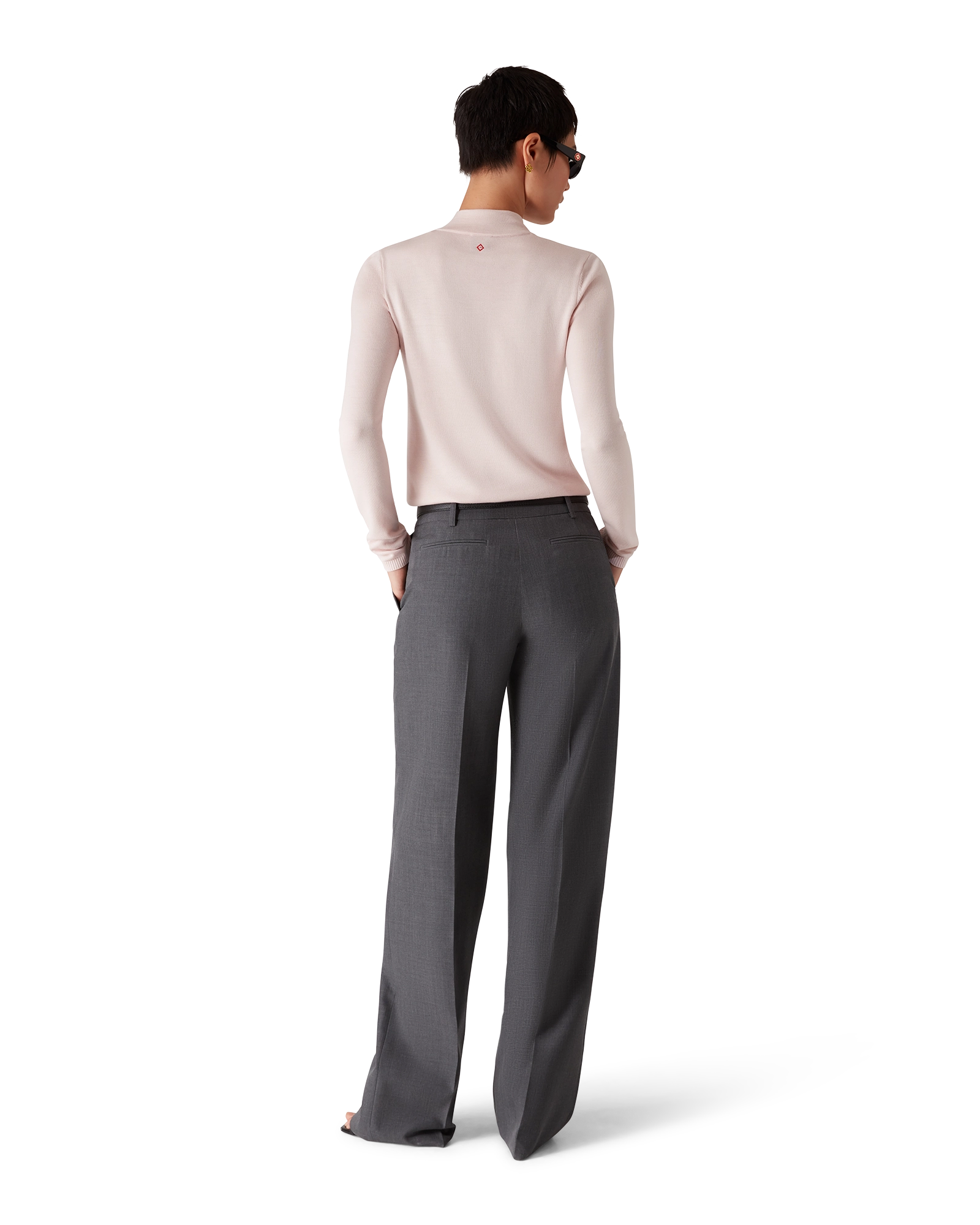 Merino Cowl Neck Top