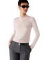 Merino Cowl Neck Top