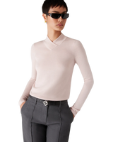 Merino Cowl Neck Top