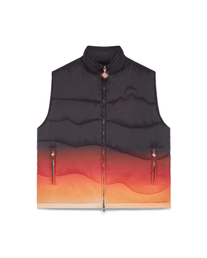 Gradient Nylon Puffer Gilet